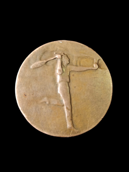 1930-1940 lı Yıllar Spor Branşları İçin Verilmiş Bronz Madalya