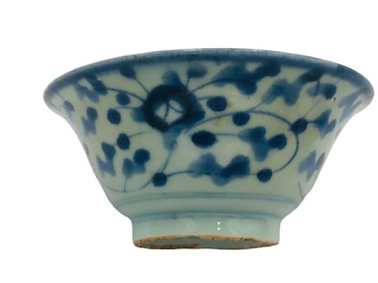 ESKİ ÇİN HANEDANLIK DÖNEM EL BOYAMA KUSURSUZ KASE