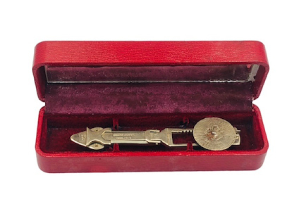 OSMANLI DÖNEM İSKENDER ARABİAN YAZILI GÜMÜŞ KAPLAMA ÇALIŞIR VAZİYETTE KUYUMCU TERAZISI