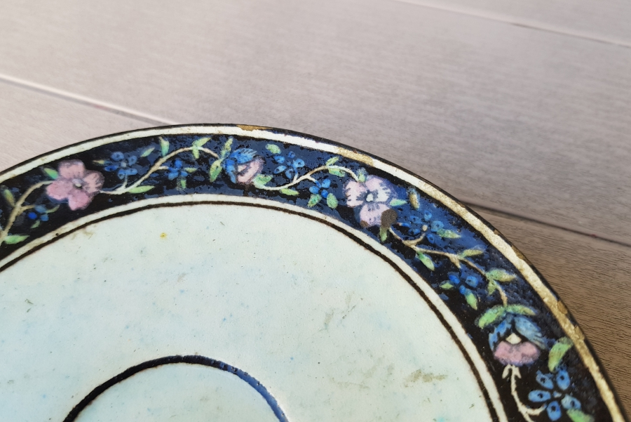 1700 BAŞLARI NADİR İZNİK ÇİNİ TABAK