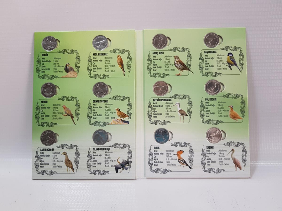 2020 ANADOLU'YA ÖZGÜ KUŞLAR HATIRA PARA SETİ