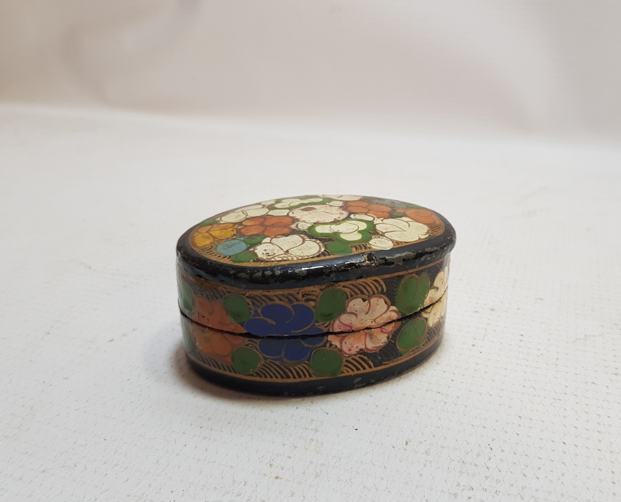 ANTİKA PAPİER MACHE KUTU