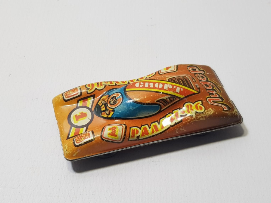 ANTİKA TENEKE OYUNCAK YARIŞ ARABASI