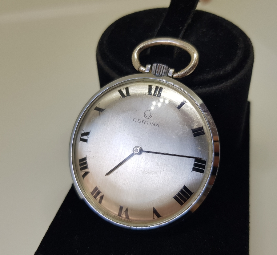 CERTINA MARKA ANTİKA SMOKİN CEP SAATİ