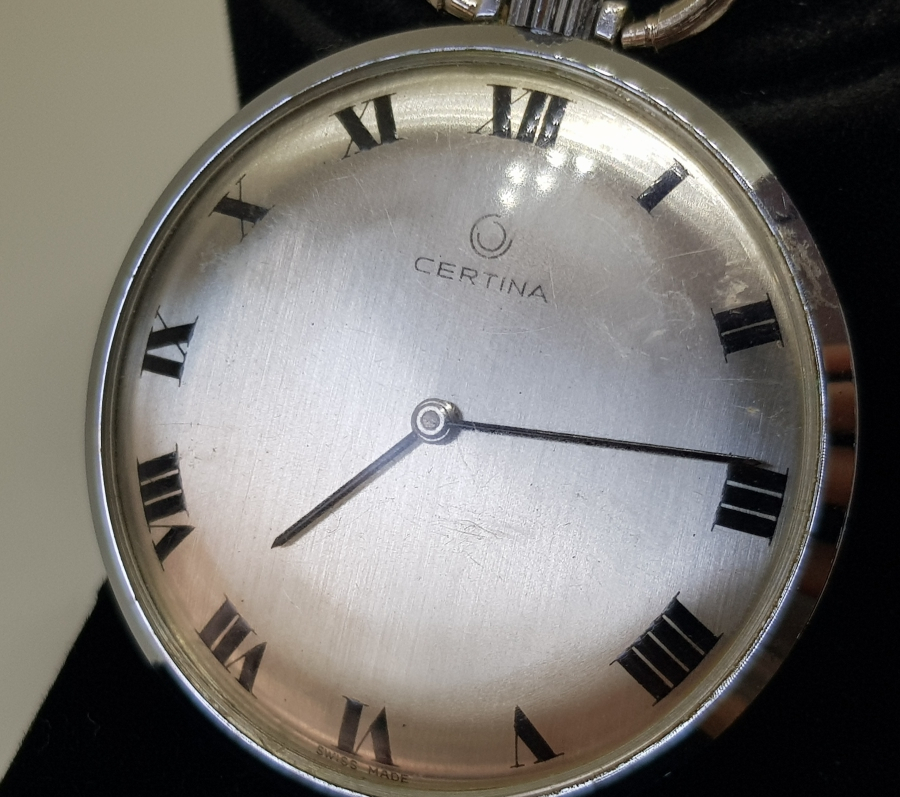 CERTINA MARKA ANTİKA SMOKİN CEP SAATİ