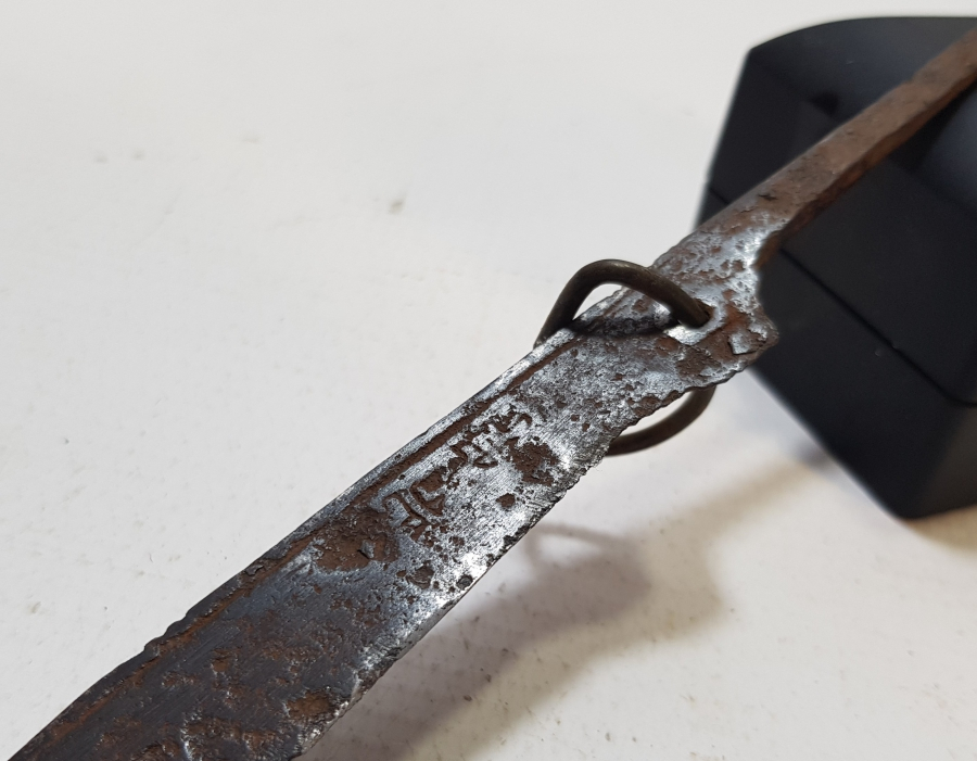 KAMA FORMUNDA YAPILMIŞ ÇOK NADİR OSMANLI DÖNEMİ SÜVARİ KAV ÇAKMAĞI - AKINCI KAV ÇAKMAĞI