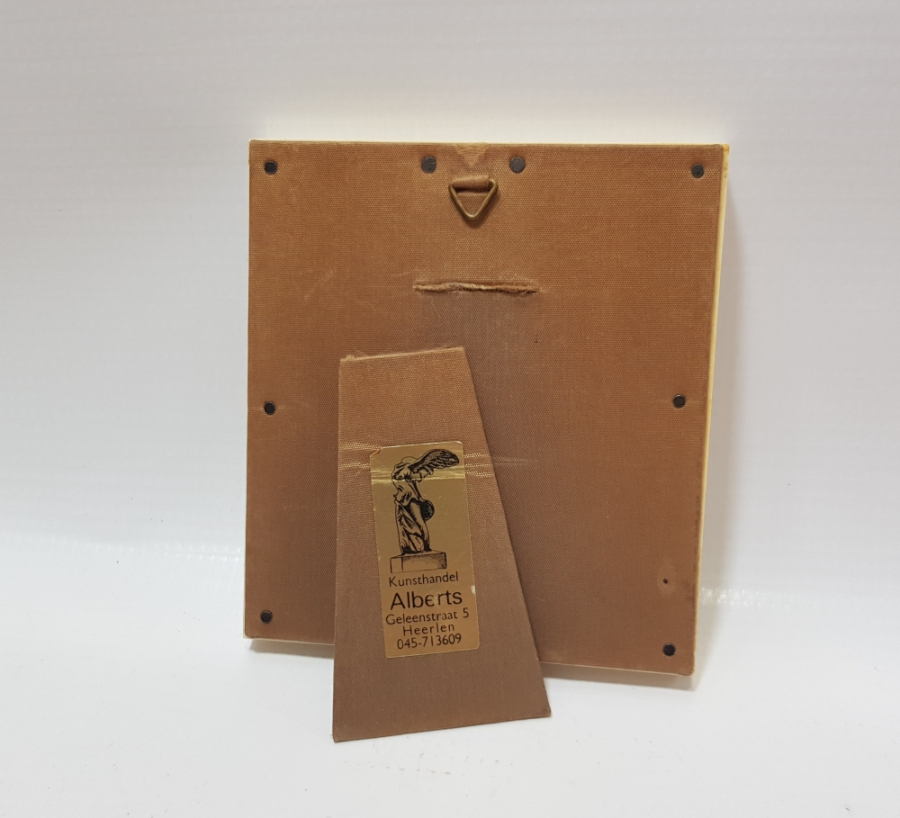 1850'LERDEN FİL DİŞİ ÇERÇEVELİ EL YAPIMI RESİM