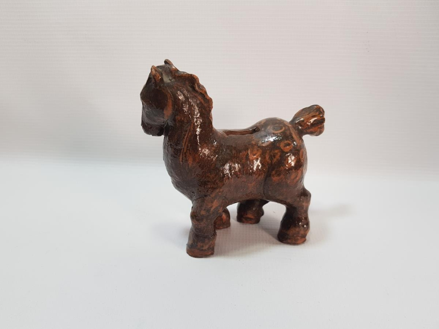 OSMANLI DÖNEMİ AT FORMLU ÇANAKKALE KUMBARA