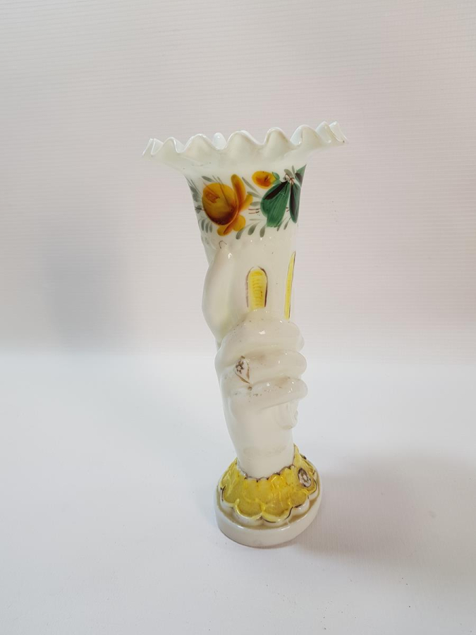 OSMANLI DÖNEMİ HANIMELİ FORMLU OPAL VAZO