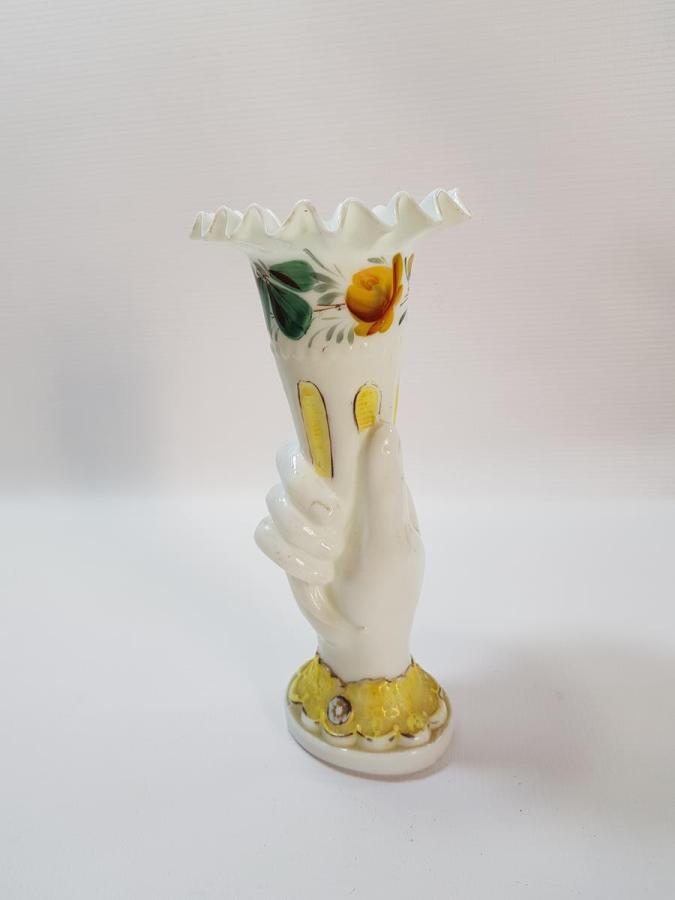 OSMANLI DÖNEMİ HANIMELİ FORMLU OPAL VAZO