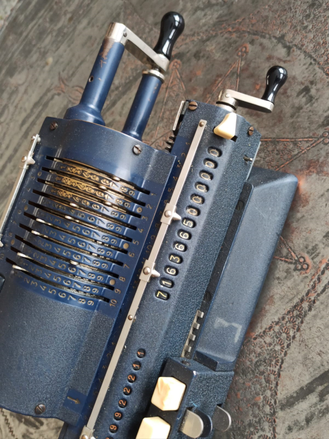  İsviçre Yapımı "Odhner" Vintage Hesap Makinesi - 1930's