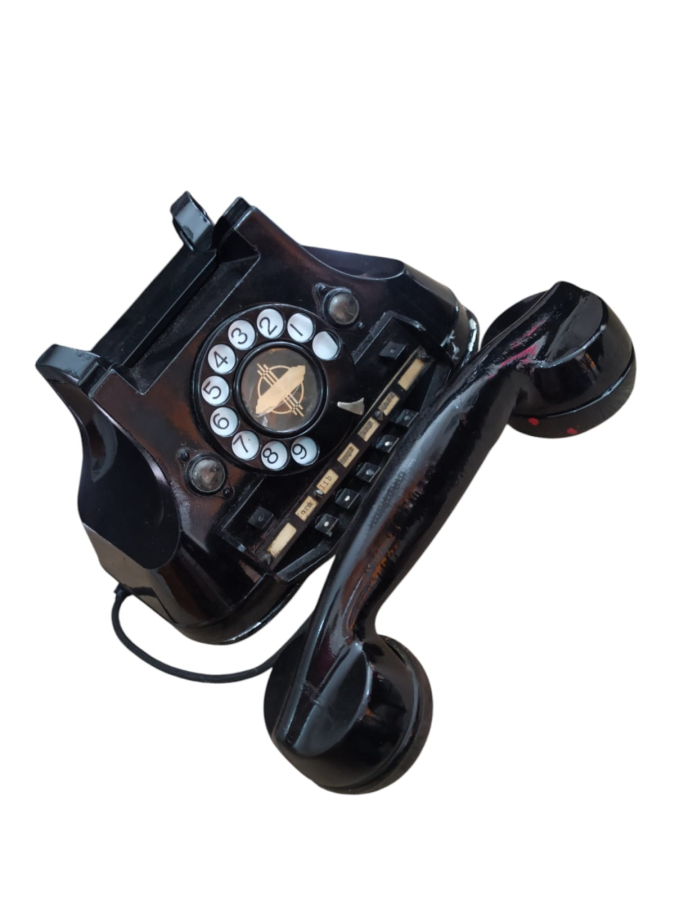 Vintage 1940'lar Atea Anvers  Döner Kadran Ağır Telefon