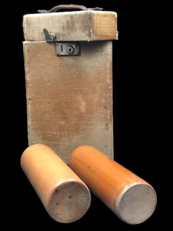 2.DÜNYA SAVASI ORJINAL KUTUSUNDA ALMAN ROM ŞİSESİ ÇİFT YAZILI ATIKSIZ