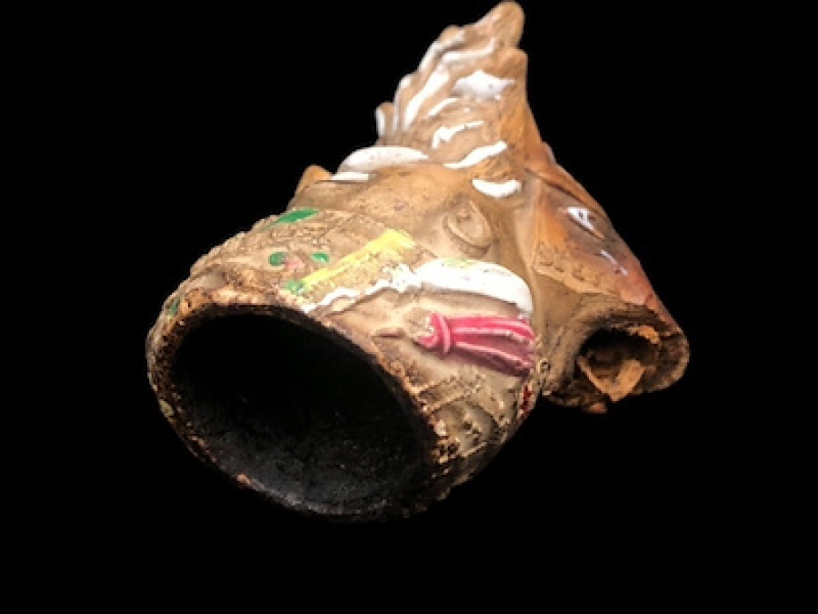 FRANSIZ ORYANTALIST MODEL JP DAMGALI TOPRAKTAN MAMÜL EHLİ KEYİF