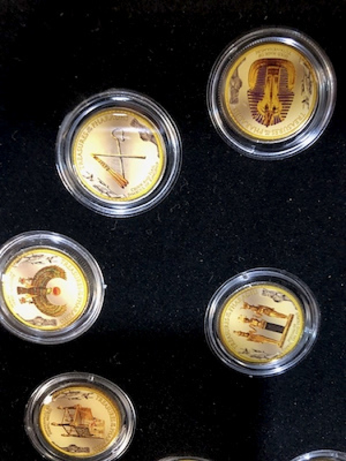 MISIR LA ALAKALI ÖZEL ÜRETİM KOLEKSİYONLUK KUTUSUNDA SERTİFİKALI MADALYON SETİ