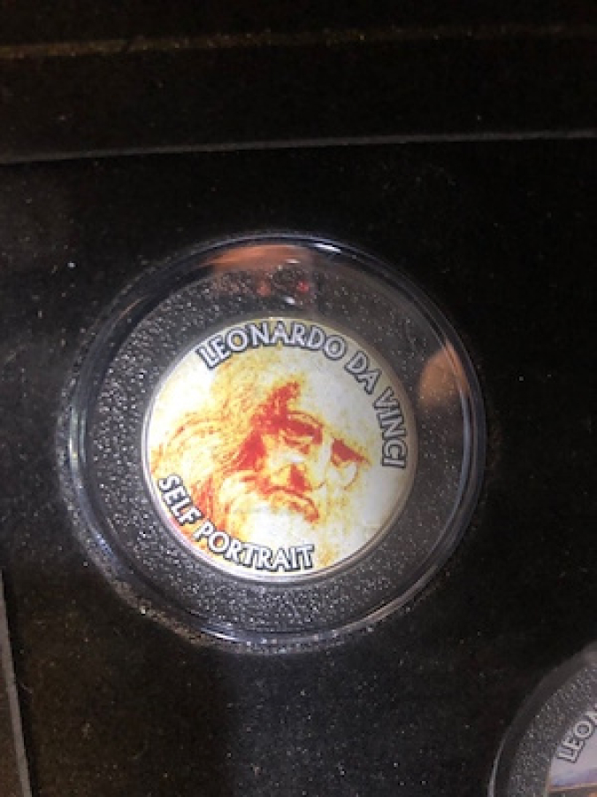 MONA LİSA SERİSİ ÖZEL ÜRETİM KUTUSUNDA MADALYON SETİ