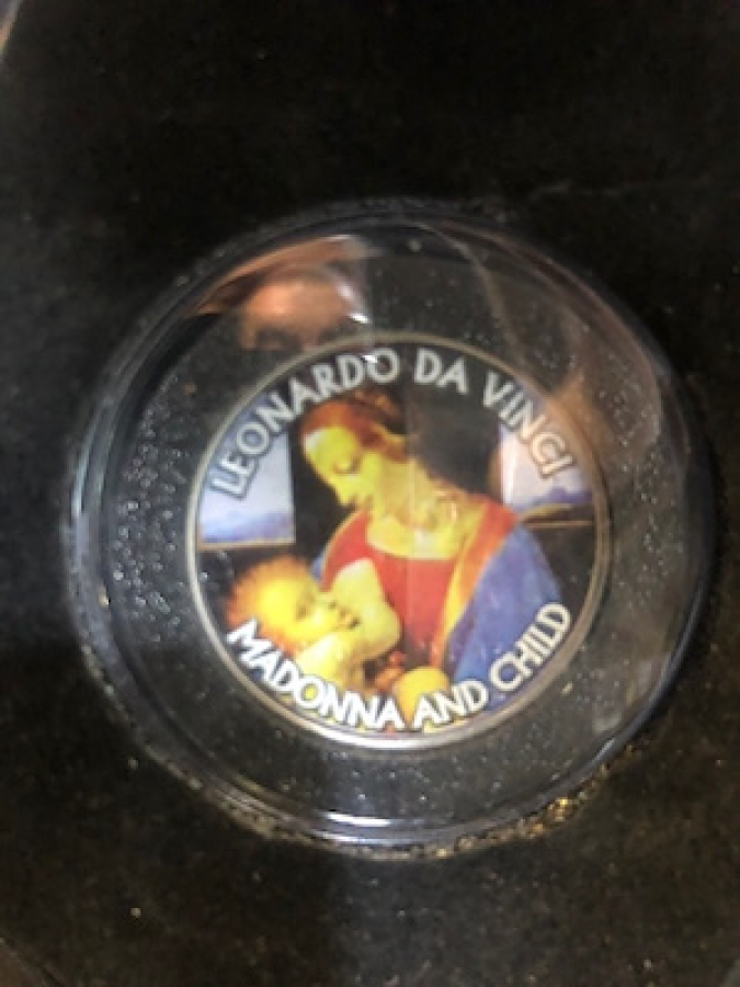 MONA LİSA SERİSİ ÖZEL ÜRETİM KUTUSUNDA MADALYON SETİ