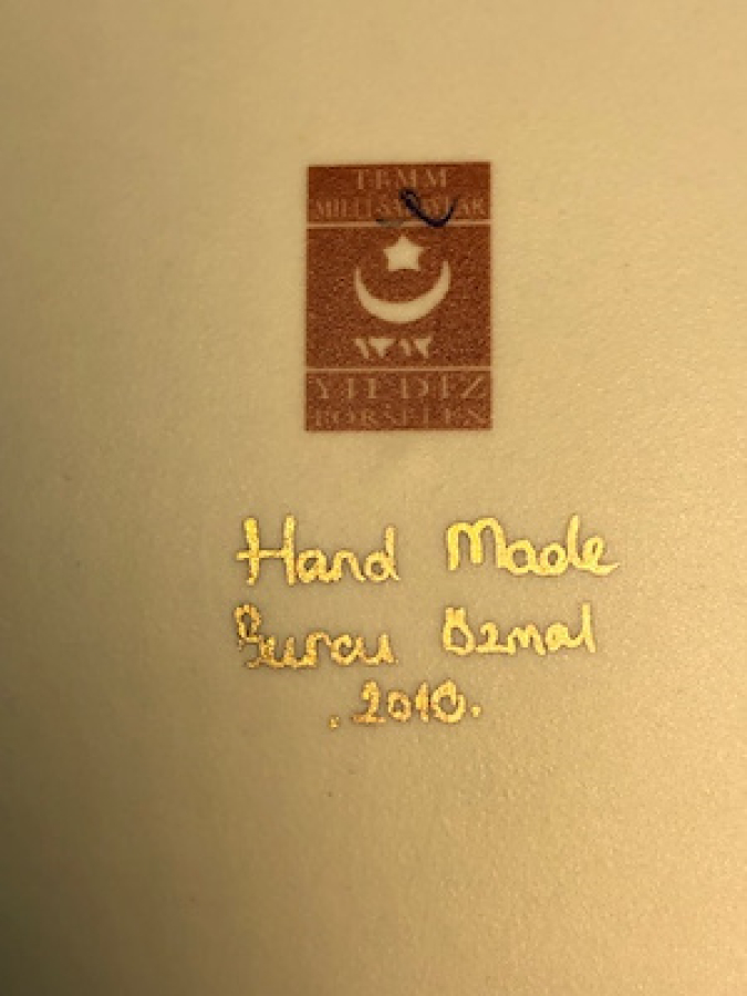 TBMM MİLLİ SARAYLAR ÖZEL YAPIM 2010 SANATÇI İMZALI KUSURSUZ DEV BOY GÜLEBDAN