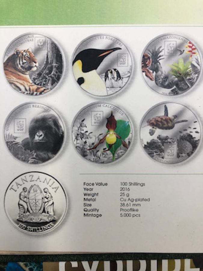 WWF ÖZEL YAPIM KORUMA ALTINDAKI HAYVANLARIN SERTİFİKALI FİGÜRLERİNDEN OLUŞAN KUTULU LOT