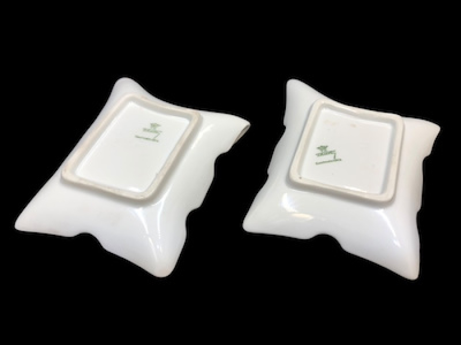 2 ADET EŞ 1920 LER ÇEKOSLOVAK DAMGALI ÜZERİ RESİMLİ KUSURSUZ KÜLTABLASI