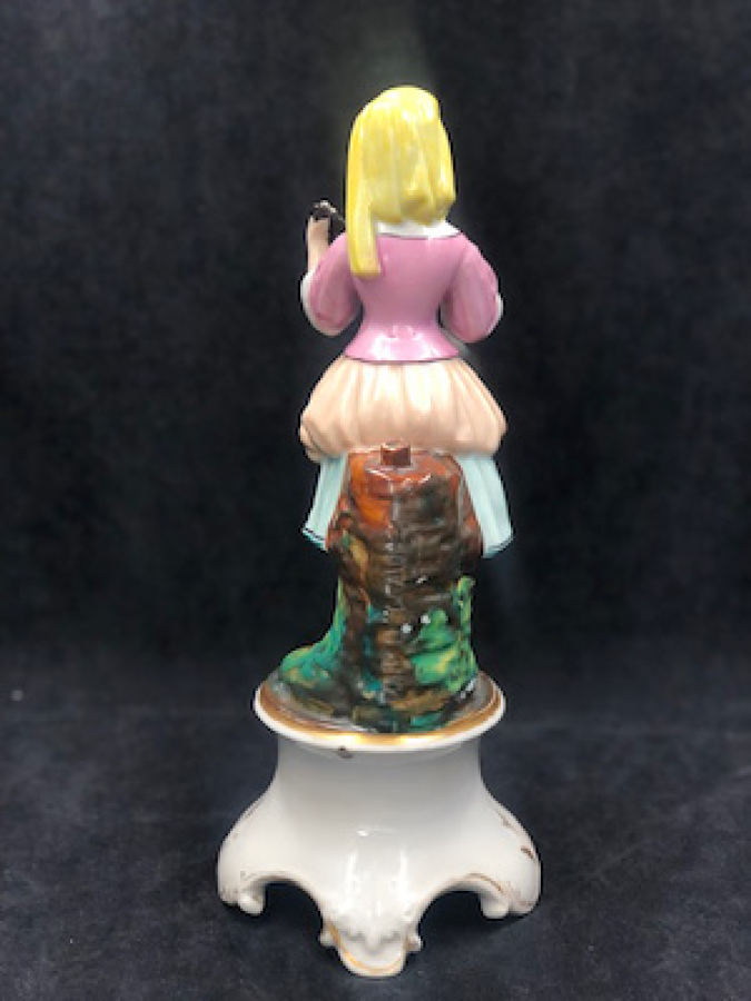 2 ADET PORSELENDEN MAMÜL EL BOYAMA KUSURSUZ PARFÜM ŞİŞELERİ