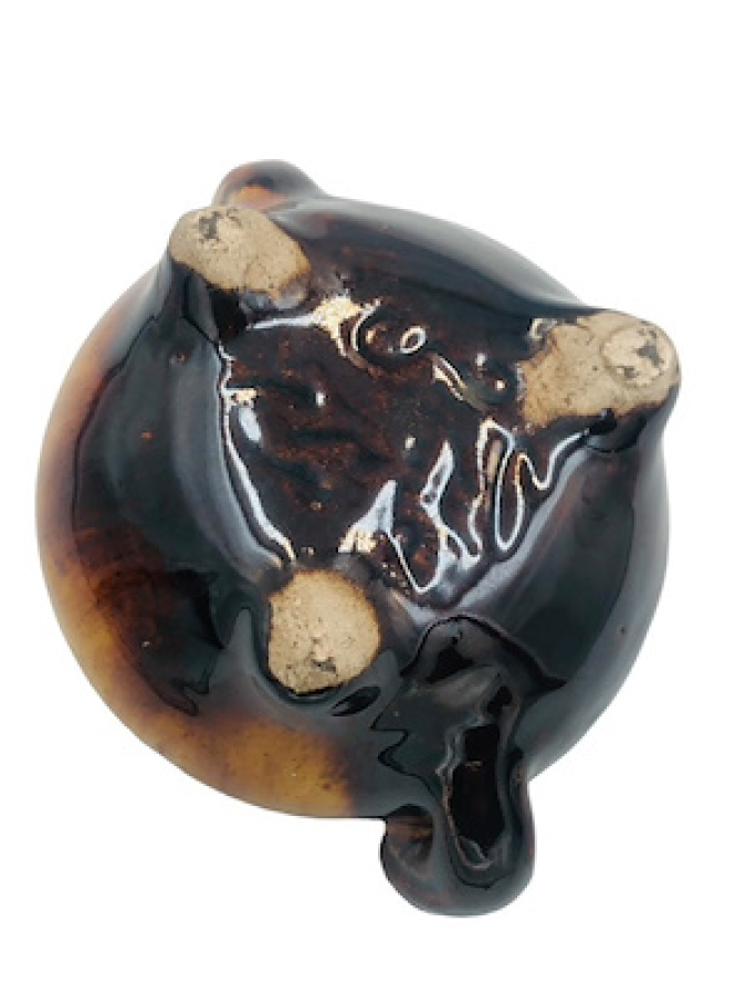 18 YY TOPRAK MALZEMEDEN YAPIM ÜZERİ KALIN SIRLI ÇİN HOKKA KUSURSUZ