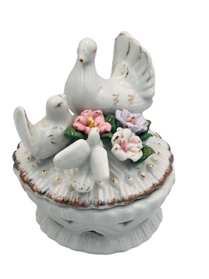 3 ADET PORSELEN KUTU LOTU HEPSİ ÇİL KONDİSYONDA KAPAKLI FIRSAT