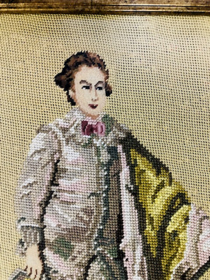 GOBLEN PASPARTULU KASASINDA ÇERÇEVE İÇERSİNE ALINMIŞ TABLO