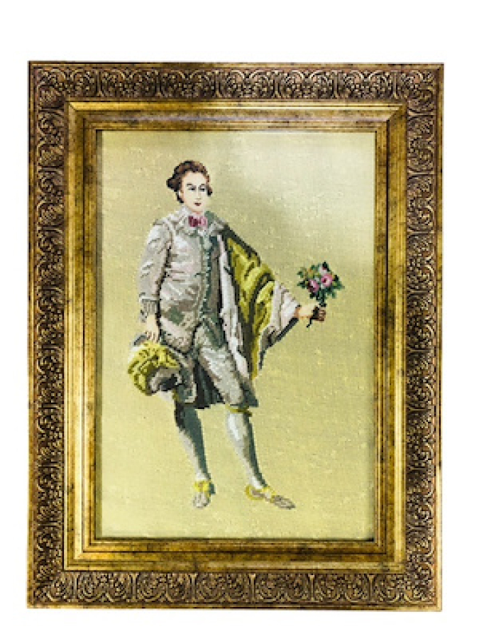 GOBLEN PASPARTULU KASASINDA ÇERÇEVE İÇERSİNE ALINMIŞ TABLO