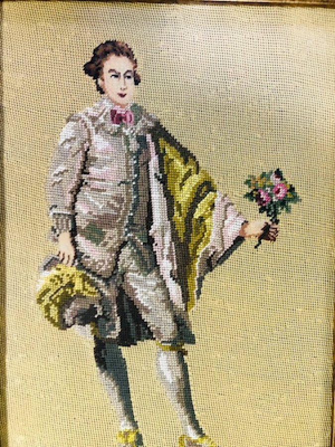 GOBLEN PASPARTULU KASASINDA ÇERÇEVE İÇERSİNE ALINMIŞ TABLO