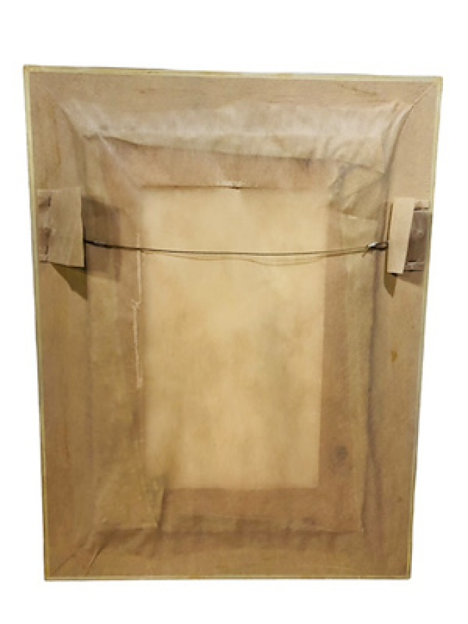 GOBLEN PASPARTULU KASASINDA ÇERÇEVE İÇERSİNE ALINMIŞ TABLO