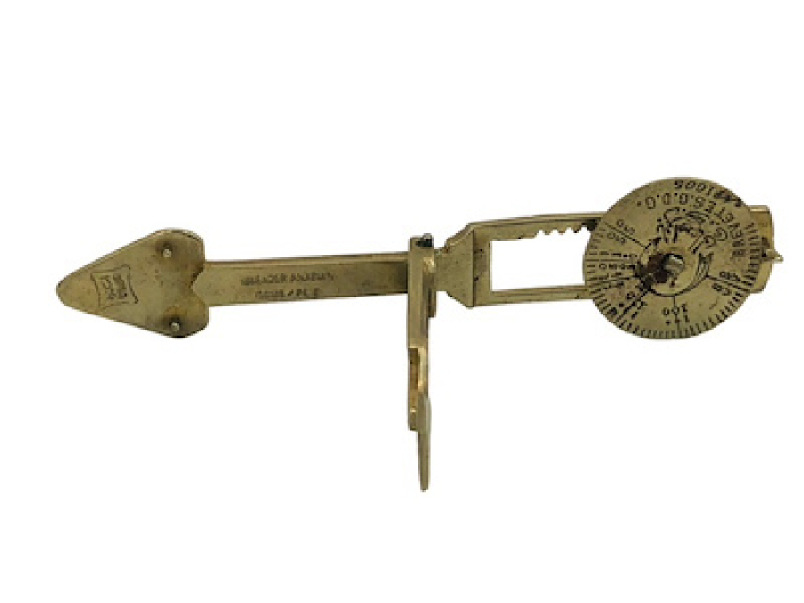 OSMANLI DÖNEM İSKENDER ARABİAN YAZILI GÜMÜŞ KAPLAMA ÇALIŞIR VAZİYETTE KUYUMCU TERAZISI