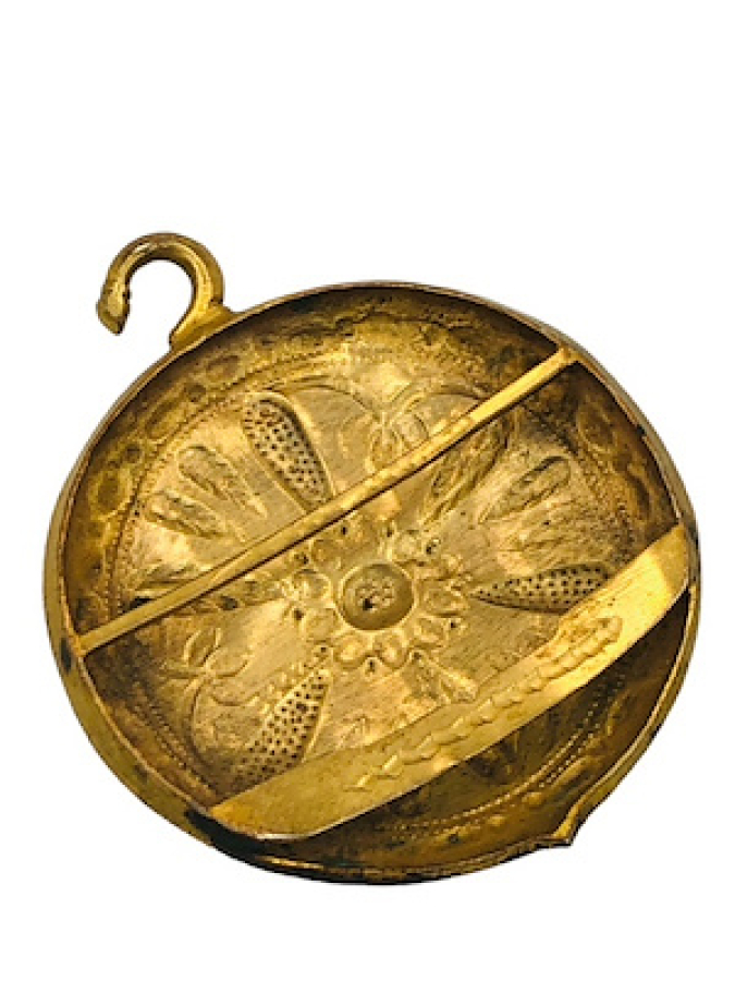 OSMANLI DÖNEM TOMBAK KEMER TOKASI PARÇASI KUSURSUZ KONDİSYONDA TEK PARÇASI EKSİK