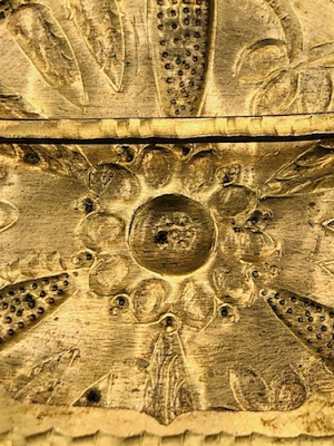 OSMANLI DÖNEM TOMBAK KEMER TOKASI PARÇASI KUSURSUZ KONDİSYONDA TEK PARÇASI EKSİK