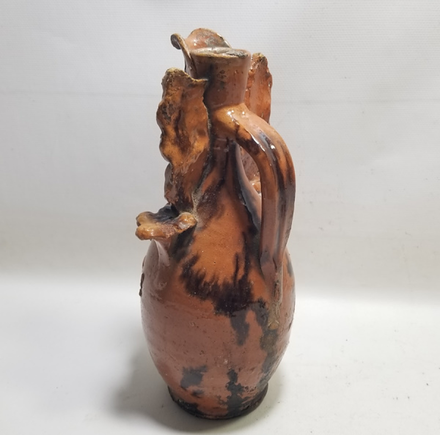 NADİR TİPTE ANTİKA GÜLLÜ ÇANAKKALE TESTİ