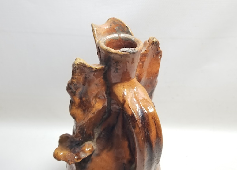 NADİR TİPTE ANTİKA GÜLLÜ ÇANAKKALE TESTİ