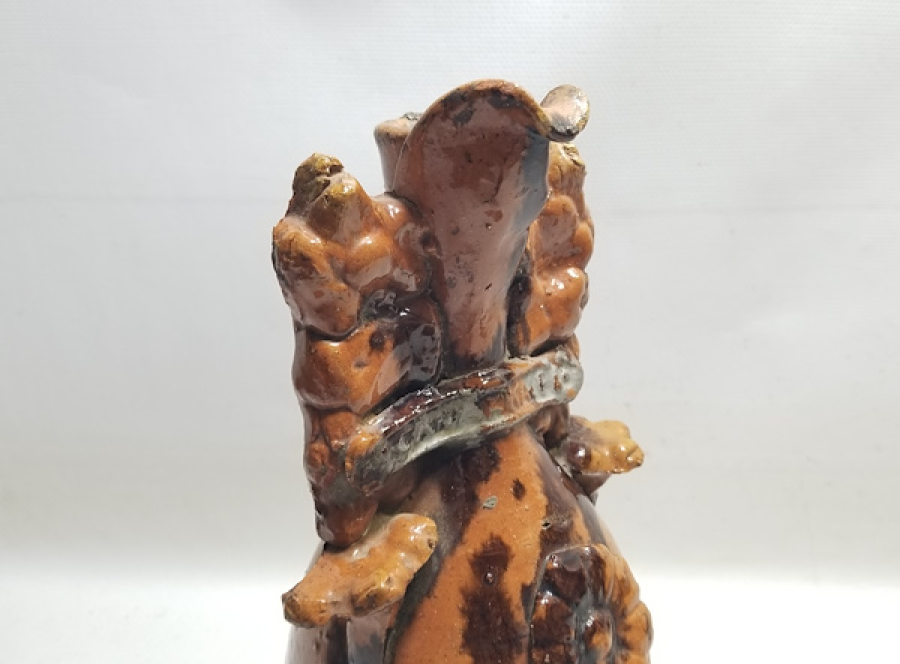 NADİR TİPTE ANTİKA GÜLLÜ ÇANAKKALE TESTİ