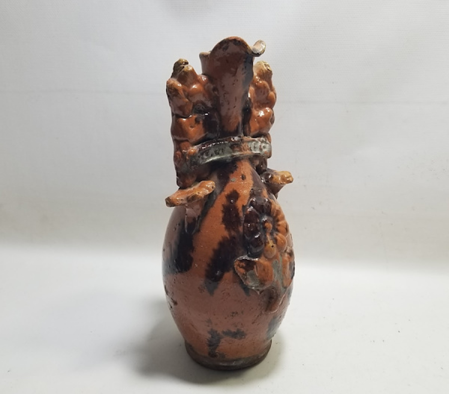 NADİR TİPTE ANTİKA GÜLLÜ ÇANAKKALE TESTİ