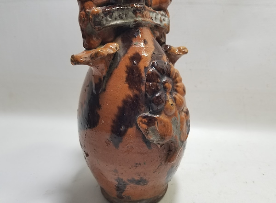 NADİR TİPTE ANTİKA GÜLLÜ ÇANAKKALE TESTİ